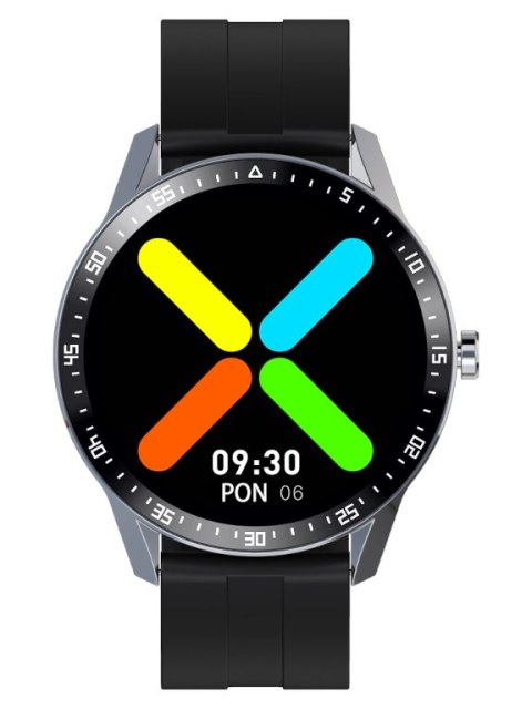 SMARTWATCH MĘSKI G. Rossi SW018-1 silver/black (sg012a) WŁASNE TARCZE SMARTWATCH MĘSKI G. Rossi SW018-1 silver/black (sg012a) WŁASNE TARCZE
