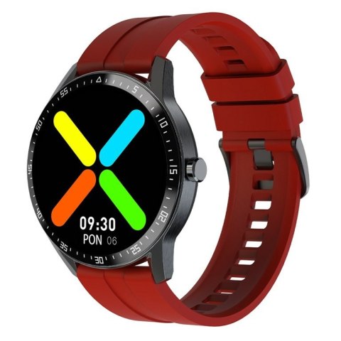 SMARTWATCH MĘSKI G. Rossi SW018-4 black/red (sg012d) WŁASNE TARCZE SMARTWATCH MĘSKI G. Rossi SW018-4 black/red (sg012d) WŁASNE TARCZE