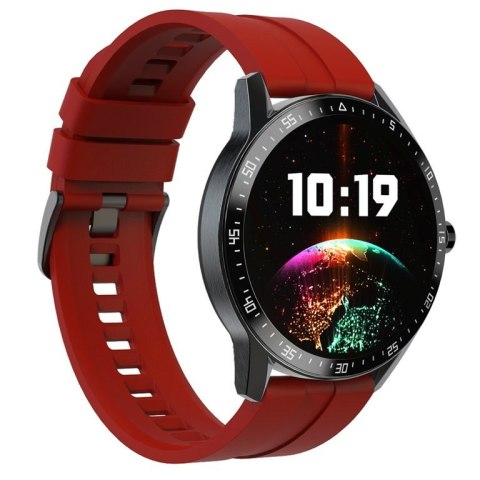 SMARTWATCH MĘSKI G. Rossi SW018-4 black/red (sg012d) WŁASNE TARCZE SMARTWATCH MĘSKI G. Rossi SW018-4 black/red (sg012d) WŁASNE TARCZE