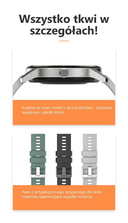 SMARTWATCH MĘSKI G. Rossi SW018-4 black/red (sg012d) WŁASNE TARCZE SMARTWATCH MĘSKI G. Rossi SW018-4 black/red (sg012d) WŁASNE TARCZE