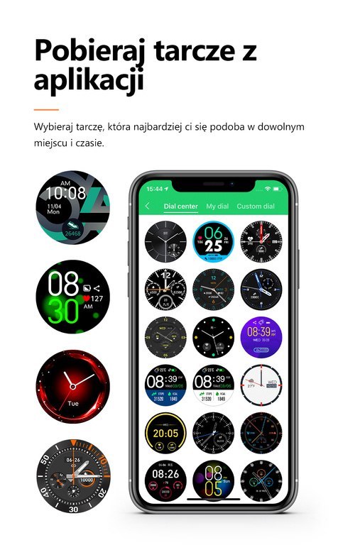 SMARTWATCH MĘSKI G. Rossi SW018-4 black/red (sg012d) WŁASNE TARCZE SMARTWATCH MĘSKI G. Rossi SW018-4 black/red (sg012d) WŁASNE TARCZE