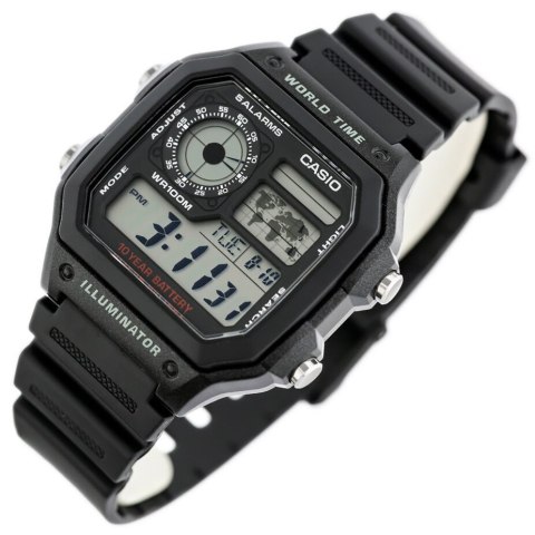 ZEGAREK MĘSKI CASIO AE-1200WH-1AVCF (zd146a) + BOX ZEGAREK MĘSKI CASIO AE-1200WH-1AVCF (zd146a) + BOX