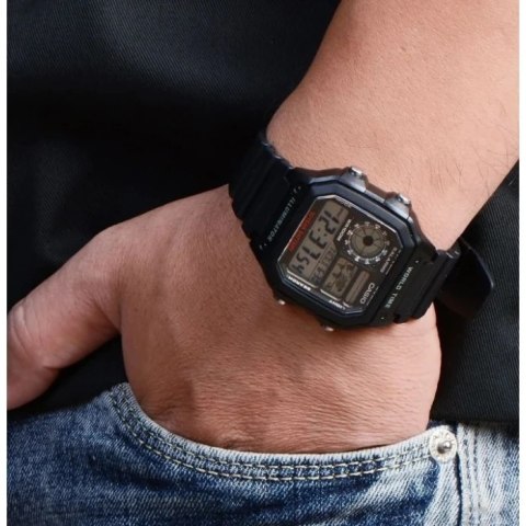ZEGAREK MĘSKI CASIO AE-1200WH-1AVCF (zd146a) + BOX ZEGAREK MĘSKI CASIO AE-1200WH-1AVCF (zd146a) + BOX