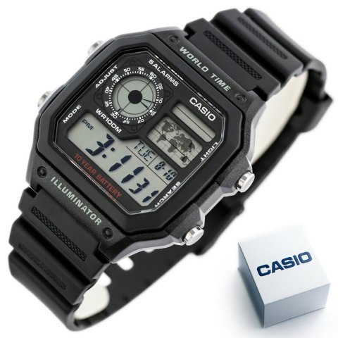 ZEGAREK MĘSKI CASIO AE-1200WH-1AVCF (zd146a) + BOX ZEGAREK MĘSKI CASIO AE-1200WH-1AVCF (zd146a) + BOX