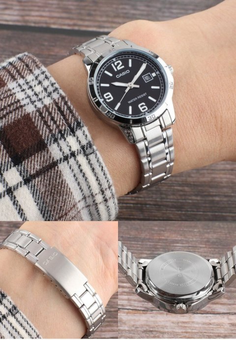 ZEGAREK MĘSKI CASIO MTP-V004D-1B2 (zd047f) + BOX ZEGAREK MĘSKI CASIO MTP-V004D-1B2 (zd047f) + BOX