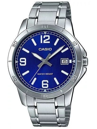 ZEGAREK MĘSKI CASIO MTP-V004D-2B (zd047g) + BOX ZEGAREK MĘSKI CASIO MTP-V004D-2B (zd047g) + BOX