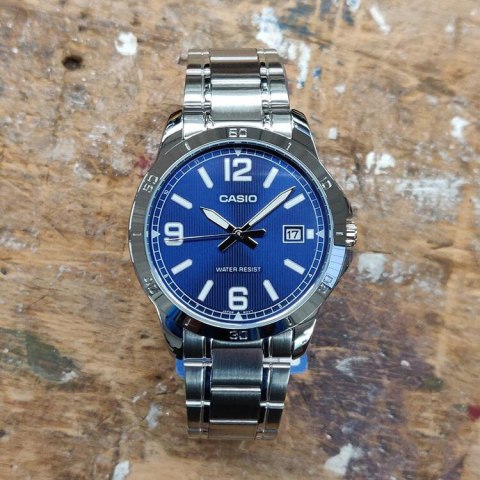 ZEGAREK MĘSKI CASIO MTP-V004D-2B (zd047g) + BOX ZEGAREK MĘSKI CASIO MTP-V004D-2B (zd047g) + BOX