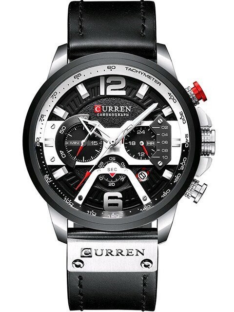 ZEGAREK MĘSKI CURREN 8329 (zc027a) - CHRONOGRAF + BOX ZEGAREK MĘSKI CURREN 8329 (zc027a) - CHRONOGRAF + BOX
