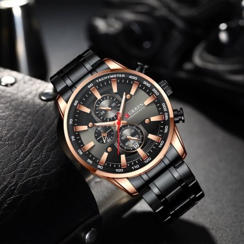 ZEGAREK MĘSKI CURREN 8351 (zc022d) CHRONOGRAF +BOX ZEGAREK MĘSKI CURREN 8351 (zc022d) CHRONOGRAF +BOX