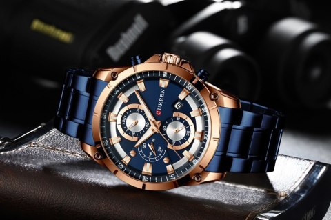 ZEGAREK MĘSKI CURREN 8360 (zc020d) - CHRONOGRAF ZEGAREK MĘSKI CURREN 8360 (zc020d) - CHRONOGRAF