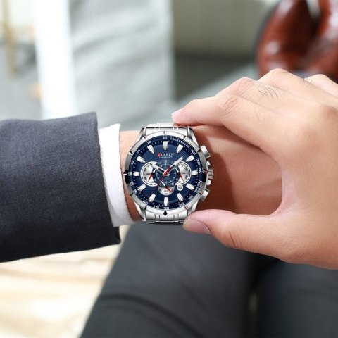 ZEGAREK MĘSKI CURREN 8363 (zc018a) - CHRONOGRAF ZEGAREK MĘSKI CURREN 8363 (zc018a) - CHRONOGRAF