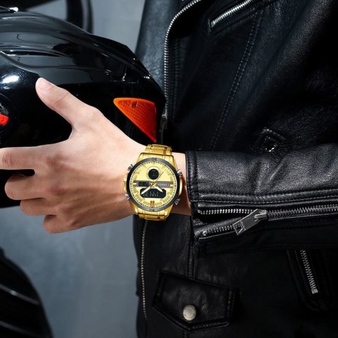 ZEGAREK MĘSKI CURREN 8384 (zc023b) -DUAL TIME +BOX ZEGAREK MĘSKI CURREN 8384 (zc023b) -DUAL TIME +BOX