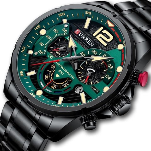 ZEGAREK MĘSKI CURREN 8395 (zc019c) - CHRONOGRAF ZEGAREK MĘSKI CURREN 8395 (zc019c) - CHRONOGRAF