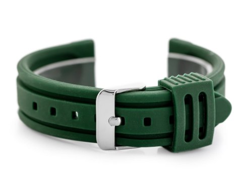 Pasek gumowy do zegarka U09 - zielony - 22mm Pasek gumowy do zegarka U09 - zielony - 22mm