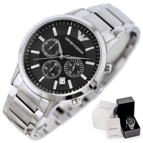 ZEGAREK MĘSKI EMPORIO ARMANI AR2434 - RENATO + BOX ZEGAREK MĘSKI EMPORIO ARMANI AR2434 - RENATO + BOX