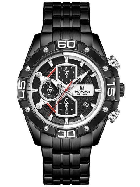 ZEGAREK MĘSKI NAVIFORCE NF8018 - CHRONOGRAF (zn122b) + BOX ZEGAREK MĘSKI NAVIFORCE NF8018 - CHRONOGRAF (zn122b) + BOX