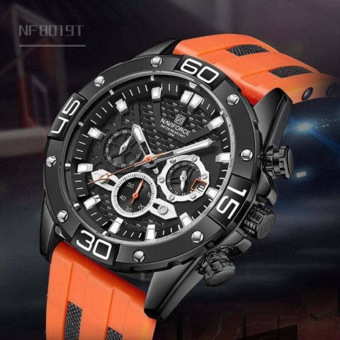 ZEGAREK MĘSKI NAVIFORCE NF8019T - CHRONOGRAF (zn125b) + BOX ZEGAREK MĘSKI NAVIFORCE NF8019T - CHRONOGRAF (zn125b) + BOX