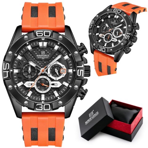 ZEGAREK MĘSKI NAVIFORCE NF8019T - CHRONOGRAF (zn125b) + BOX ZEGAREK MĘSKI NAVIFORCE NF8019T - CHRONOGRAF (zn125b) + BOX