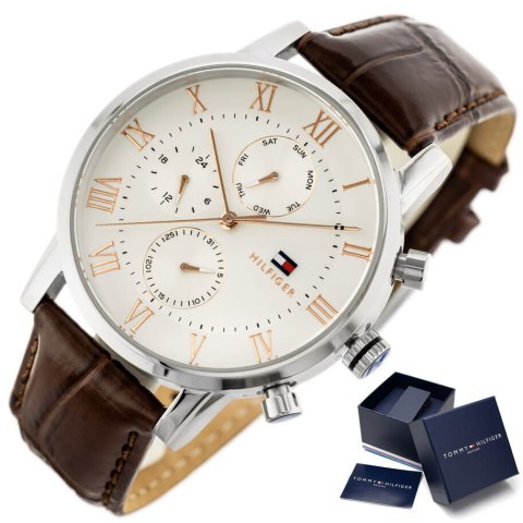 ZEGAREK MĘSKI TOMMY HILFIGER 1791400 KANE (zf045a) ZEGAREK MĘSKI TOMMY HILFIGER 1791400 KANE (zf045a)