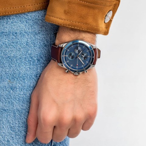 ZEGAREK MĘSKI TOMMY HILFIGER 1791837 PARKER (zf041a) + BOX ZEGAREK MĘSKI TOMMY HILFIGER 1791837 PARKER (zf041a) + BOX