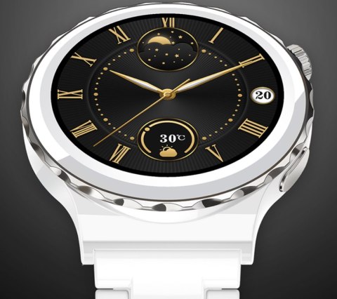 SMARTWATCH DAMSKI Rubicon RNCE92 - WYKONYWANIE POŁĄCZEŃ, CERAMIKA (sr038d) SMARTWATCH DAMSKI Rubicon RNCE92 - WYKONYWANIE POŁĄCZEŃ, CERAMIKA (sr038d)