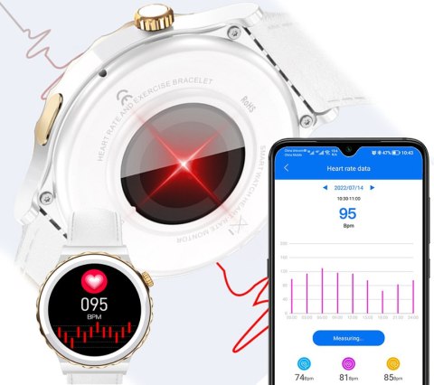 SMARTWATCH DAMSKI Rubicon RNCE92 - WYKONYWANIE POŁĄCZEŃ, WŁASNE TARCZE (sr038b) SMARTWATCH DAMSKI Rubicon RNCE92 - WYKONYWANIE POŁĄCZEŃ, WŁASNE TARCZE (sr038b)