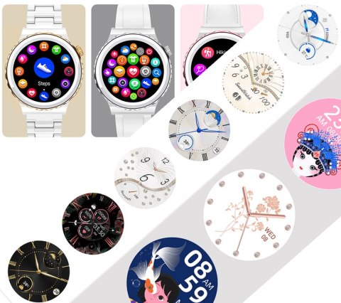 SMARTWATCH DAMSKI Rubicon RNCE92 - WYKONYWANIE POŁĄCZEŃ, WŁASNE TARCZE (sr038b) SMARTWATCH DAMSKI Rubicon RNCE92 - WYKONYWANIE POŁĄCZEŃ, WŁASNE TARCZE (sr038b)