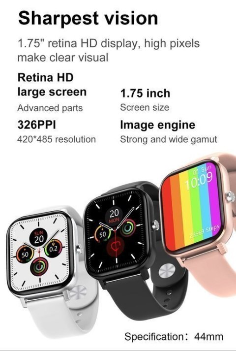 SMARTWATCH UNISEX PACIFIC 20-9 - EKG, WYKONYWANIE POŁĄCZEŃ (sy017h) SMARTWATCH UNISEX PACIFIC 20-9 - EKG, WYKONYWANIE POŁĄCZEŃ (sy017h)