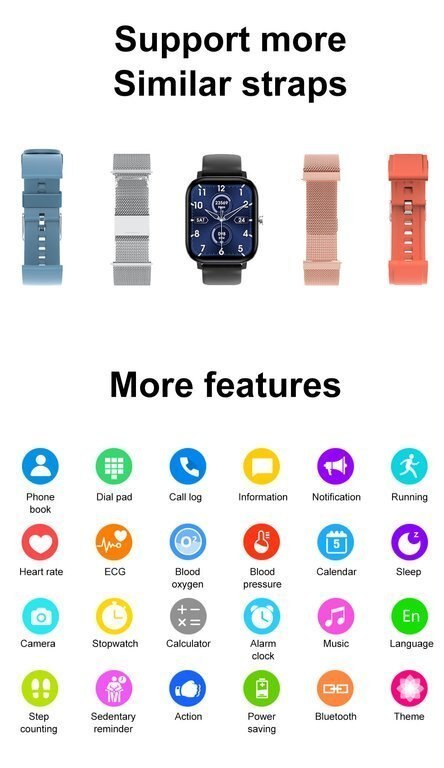 SMARTWATCH UNISEX PACIFIC 20-9 - EKG, WYKONYWANIE POŁĄCZEŃ (sy017h) SMARTWATCH UNISEX PACIFIC 20-9 - EKG, WYKONYWANIE POŁĄCZEŃ (sy017h)