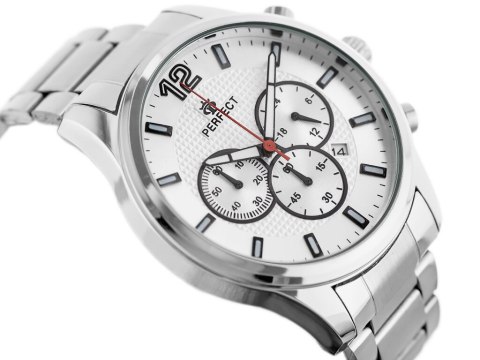 ZEGAREK MĘSKI PERFECT CH01M - CHRONOGRAF (zp355a) + BOX ZEGAREK MĘSKI PERFECT CH01M - CHRONOGRAF (zp355a) + BOX