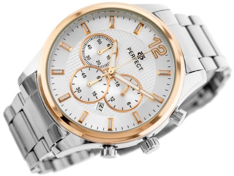 ZEGAREK MĘSKI PERFECT CH01M - CHRONOGRAF (zp355b) + BOX ZEGAREK MĘSKI PERFECT CH01M - CHRONOGRAF (zp355b) + BOX
