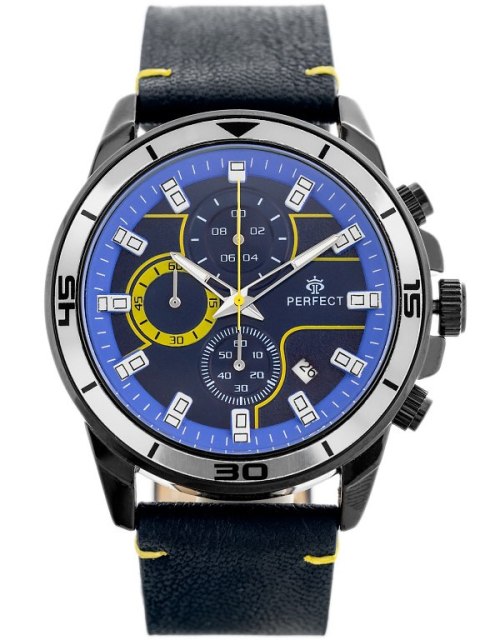 ZEGAREK MĘSKI PERFECT CH02L - CHRONOGRAF (zp351e) + BOX ZEGAREK MĘSKI PERFECT CH02L - CHRONOGRAF (zp351e) + BOX