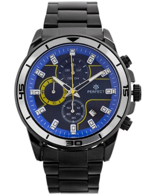 ZEGAREK MĘSKI PERFECT CH02M - CHRONOGRAF (zp356f) + BOX ZEGAREK MĘSKI PERFECT CH02M - CHRONOGRAF (zp356f) + BOX