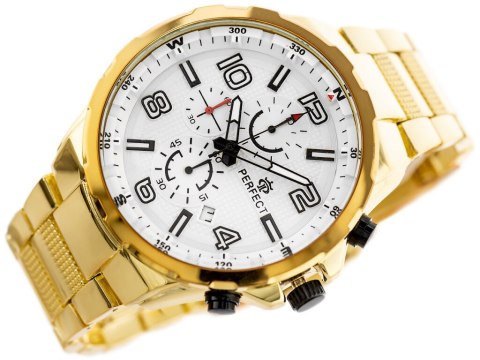 ZEGAREK MĘSKI PERFECT CH05M - CHRONOGRAF (zp357d) + BOX ZEGAREK MĘSKI PERFECT CH05M - CHRONOGRAF (zp357d) + BOX