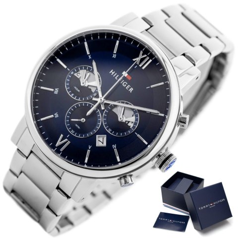 ZEGAREK MĘSKI TOMMY HILFIGER 1710409 EVAN (zf033b) + BOX ZEGAREK MĘSKI TOMMY HILFIGER 1710409 EVAN (zf033b) + BOX