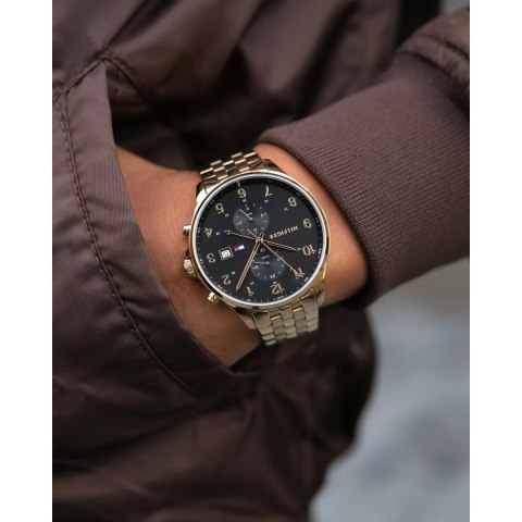 ZEGAREK MĘSKI TOMMY HILFIGER 1791708 WEST (zf018b) + BOX ZEGAREK MĘSKI TOMMY HILFIGER 1791708 WEST (zf018b) + BOX