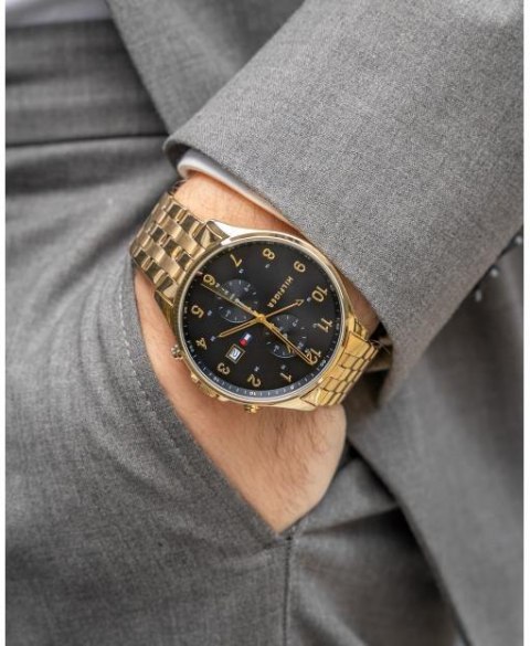 ZEGAREK MĘSKI TOMMY HILFIGER 1791708 WEST (zf018b) + BOX ZEGAREK MĘSKI TOMMY HILFIGER 1791708 WEST (zf018b) + BOX