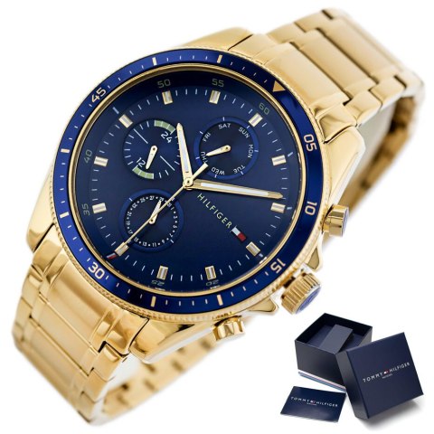 ZEGAREK MĘSKI TOMMY HILFIGER PARKER 1791834 (zf052b) + BOX ZEGAREK MĘSKI TOMMY HILFIGER PARKER 1791834 (zf052b) + BOX