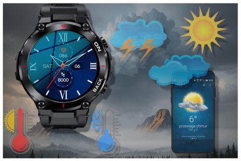 SMARTWATCH MĘSKI GRAVITY GT8-1 - z GPS (sg017a) SMARTWATCH MĘSKI GRAVITY GT8-1 - z GPS (sg017a)