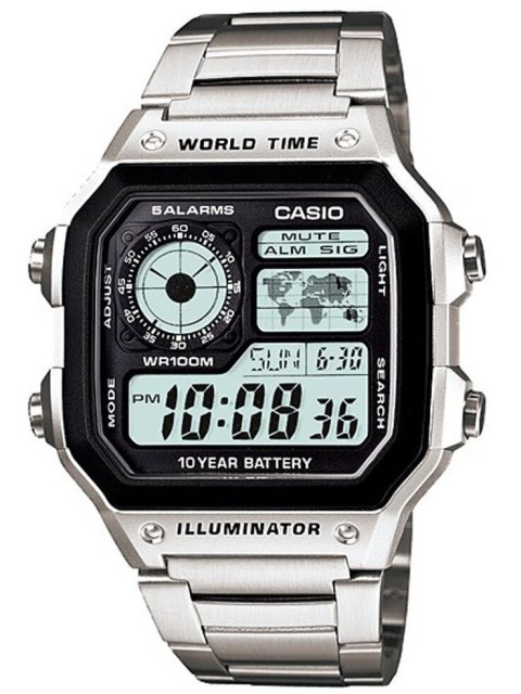 ZEGAREK MĘSKI CASIO AE-1200WHD-1A (zd159a) + BOX ZEGAREK MĘSKI CASIO AE-1200WHD-1A (zd159a) + BOX