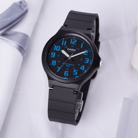 ZEGAREK MĘSKI CASIO MW-240-2B (zd166d) - KLASYKA + BOX ZEGAREK MĘSKI CASIO MW-240-2B (zd166d) - KLASYKA + BOX