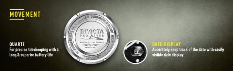 ZEGAREK MĘSKI INVICTA PRO DIVER 26970 - WODOSZCZELNOŚĆ 200m - koperta 40mm ZEGAREK MĘSKI INVICTA PRO DIVER 26970 - WODOSZCZELNOŚĆ 200m - koperta 40mm