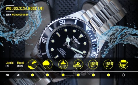 ZEGAREK UNISEX INVICTA PRO DIVER 9204 - WR200, koperta 37mm ZEGAREK UNISEX INVICTA PRO DIVER 9204 - WR200, koperta 37mm