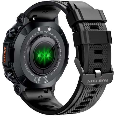 SMARTWATCH MĘSKI Rubicon RNCE95 - WYKONYWANIE POŁĄCZEŃ, PULSOKSYMETR (sr040a) SMARTWATCH MĘSKI Rubicon RNCE95 - WYKONYWANIE POŁĄCZEŃ, PULSOKSYMETR (sr040a)