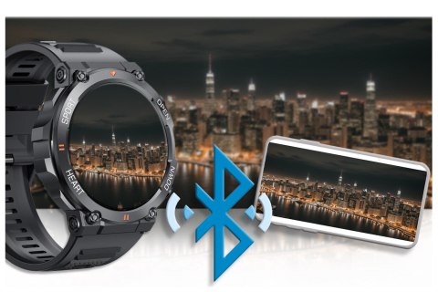 SMARTWATCH MĘSKI Rubicon RNCE95 - WYKONYWANIE POŁĄCZEŃ, PULSOKSYMETR (sr040a) SMARTWATCH MĘSKI Rubicon RNCE95 - WYKONYWANIE POŁĄCZEŃ, PULSOKSYMETR (sr040a)