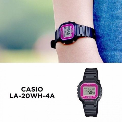 ZEGAREK DZIECIĘCY CASIO LA-20WH-4ADF + BOX ZEGAREK DZIECIĘCY CASIO LA-20WH-4ADF + BOX