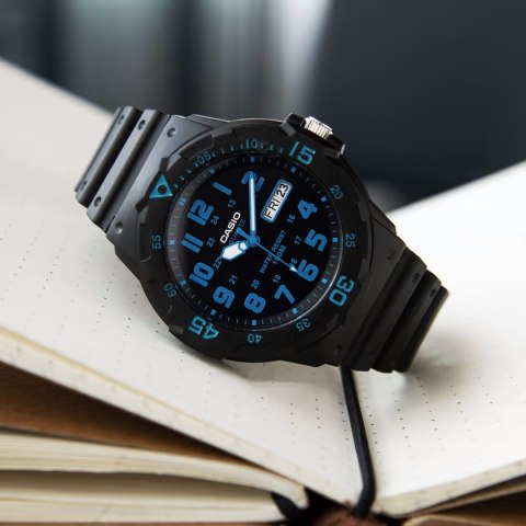 ZEGAREK MĘSKI CASIO MRW-200H-2B (zd147c) + BOX ZEGAREK MĘSKI CASIO MRW-200H-2B (zd147c) + BOX