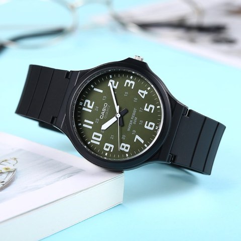 ZEGAREK MĘSKI CASIO MW-240-3B (zd166e) - KLASYKA + BOX ZEGAREK MĘSKI CASIO MW-240-3B (zd166e) - KLASYKA + BOX