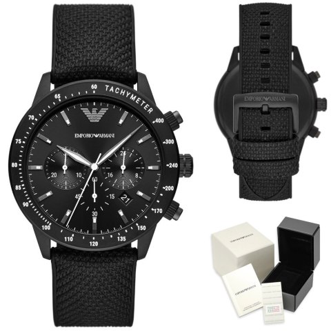 ZEGAREK MĘSKI EMPORIO ARMANI AR11453 - MARIO (zi051a) + BOX ZEGAREK MĘSKI EMPORIO ARMANI AR11453 - MARIO (zi051a) + BOX