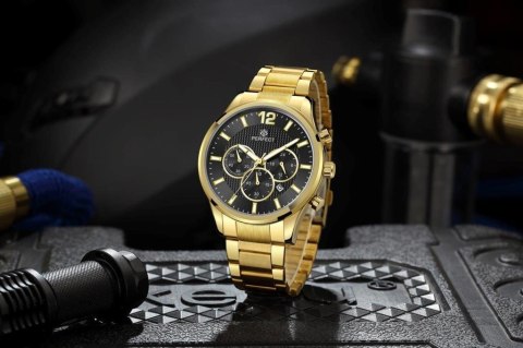 ZEGAREK MĘSKI PERFECT CH01M - CHRONOGRAF (zp355g) + BOX ZEGAREK MĘSKI PERFECT CH01M - CHRONOGRAF (zp355g) + BOX